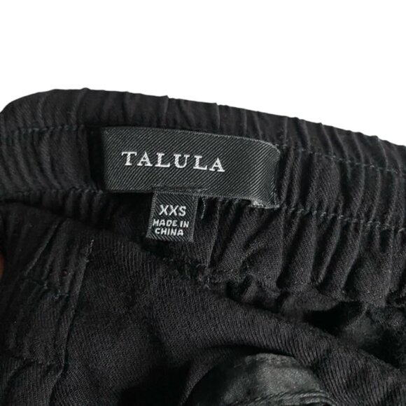 Talula Women's Black Relaxed Drawstring Waist Tapered Jogger Pant - Picture 5 of 9